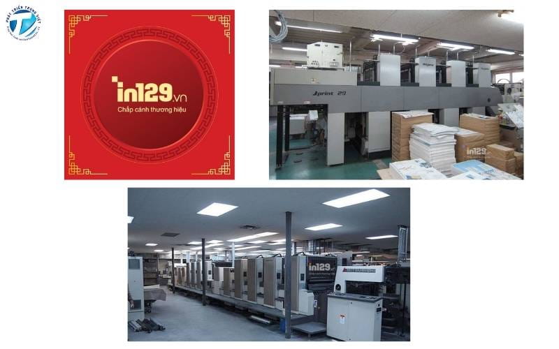 Hình ảnh về công ty và hệ thống máy móc tại công ty In 129